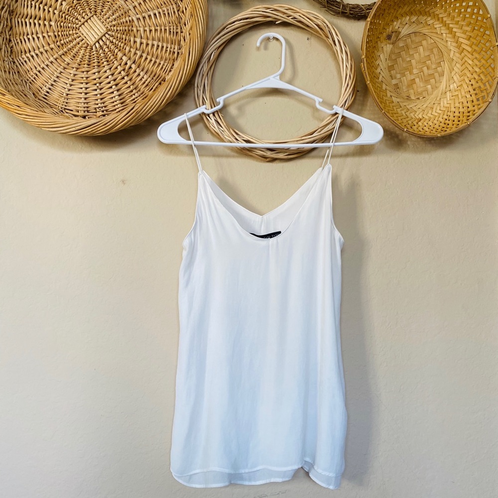 Zara Ivory Spaghetti Strap Tank